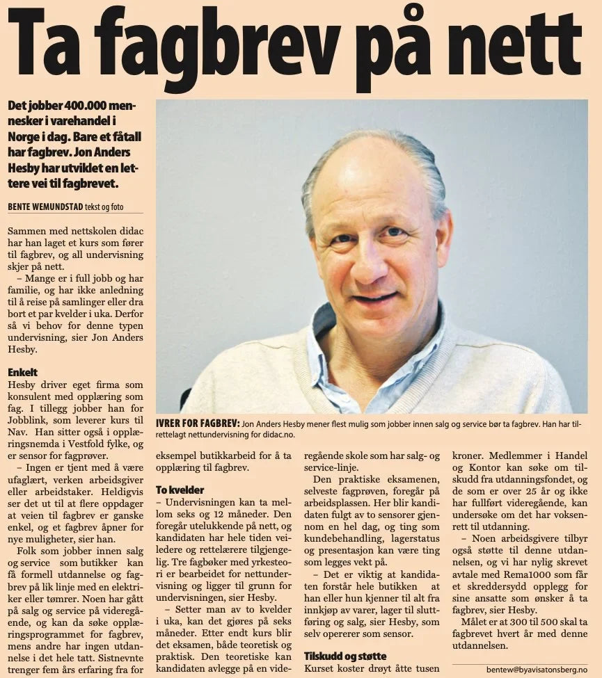 Lettere vei til fagbrev
