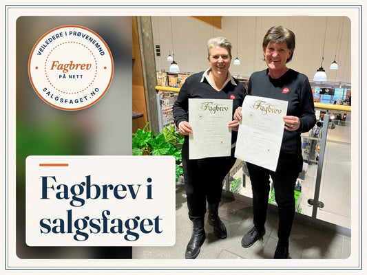 Fagbrev i salgsfaget – nettkurs med veiledere i prøvenemnd